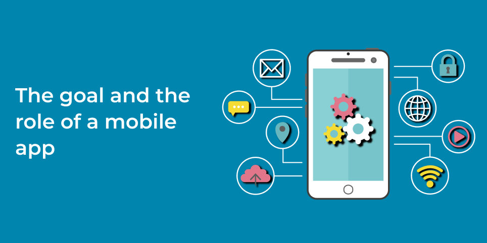 The goal and the role of a mobile app