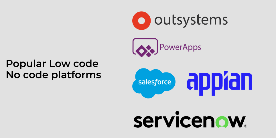 Popular-Low-code-No-code-platforms